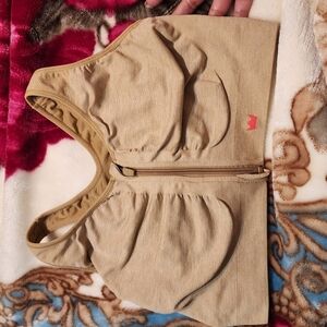 SHEFIT Luxe Tan Sports Bra